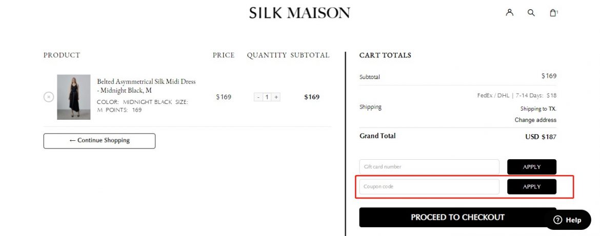 Silk Maison Discount Code